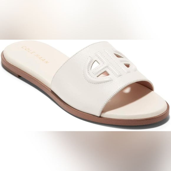 Cole Haan Women's Flynn Logo Slide Sandal Flat - Picture 2 of 6